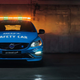 Illustration for article titled Volvos New Safety Car Is A Big Fast Blue Wagon Obviously